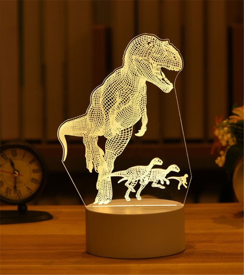 Personalized 3D LED Night Light Acrylic Table Lamp - Cherished Harbor Gifts