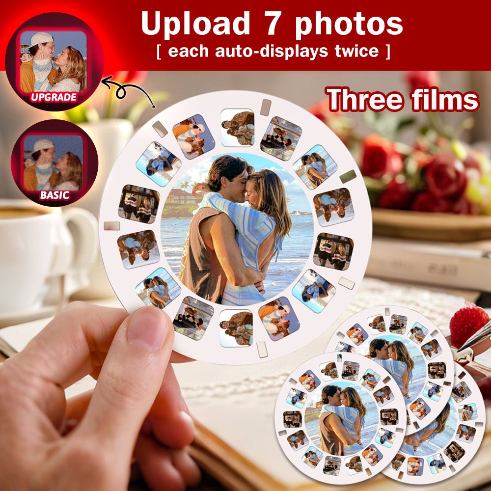 Personalized 3D Viewfinder Photo Reel Insert Only - Cherished Harbor Gifts