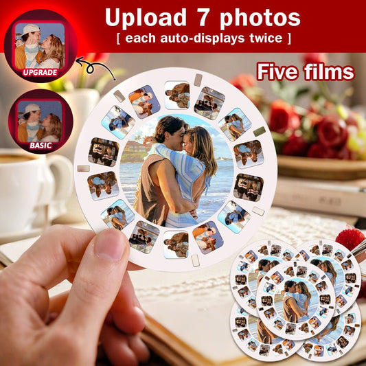 Personalized 3D Viewfinder Photo Reel Insert Only - Cherished Harbor Gifts