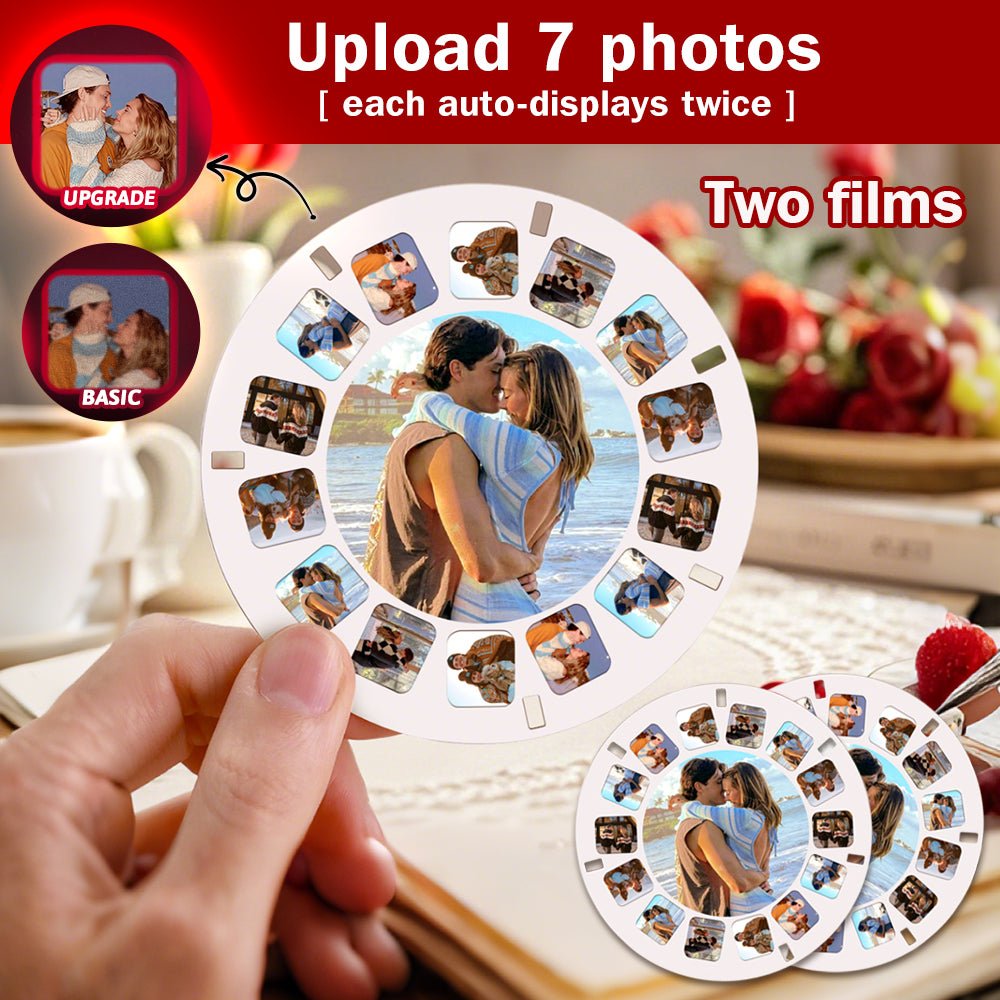 Personalized 3D Viewfinder Photo Reel Insert Only - Cherished Harbor Gifts