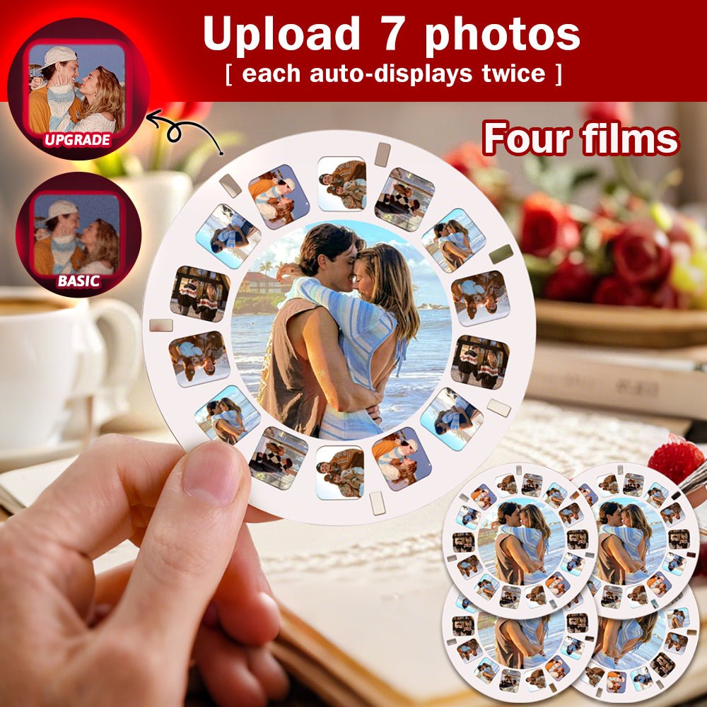 Personalized 3D Viewfinder Photo Reel Insert Only - Cherished Harbor Gifts
