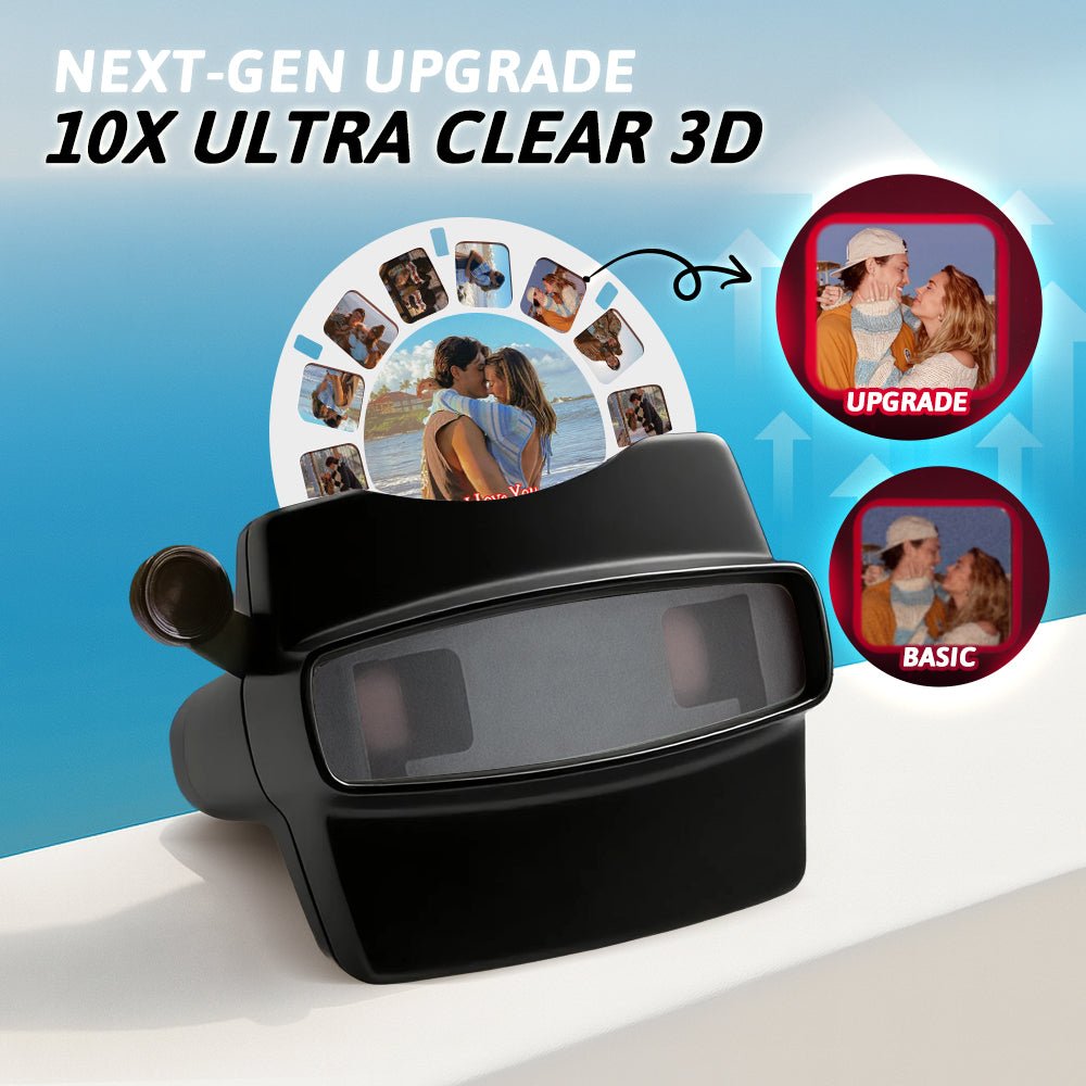 Personalized 3D Viewfinder & Photo Reel Memory Viewer - Cherished Harbor Gifts