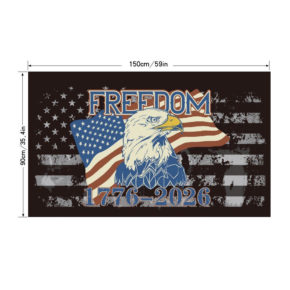 Personalized 3x5 FT Double-Sided Polyester Flag - UV Resistant for Outdoor Use - Cherished Harbor Gifts