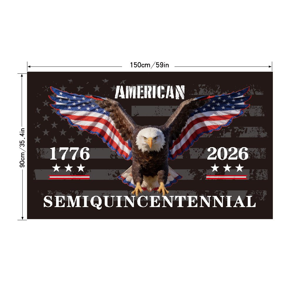 Personalized 3x5 FT Double-Sided Polyester Flag - UV Resistant for Outdoor Use - Cherished Harbor Gifts