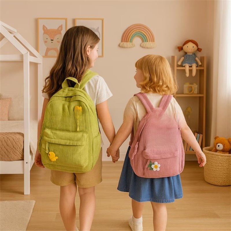 Personalized Embroidered Kids School Backpack With Name - Cherished Harbor Gifts