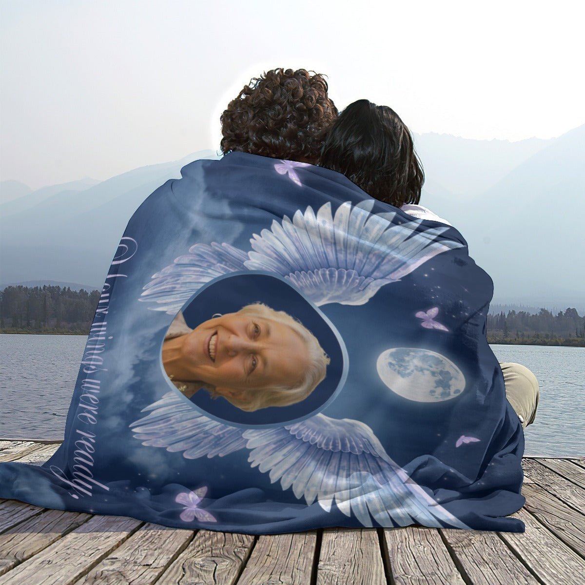 Personalized Flannel Blankets Custom Memory Gift - Cherished Harbor Gifts