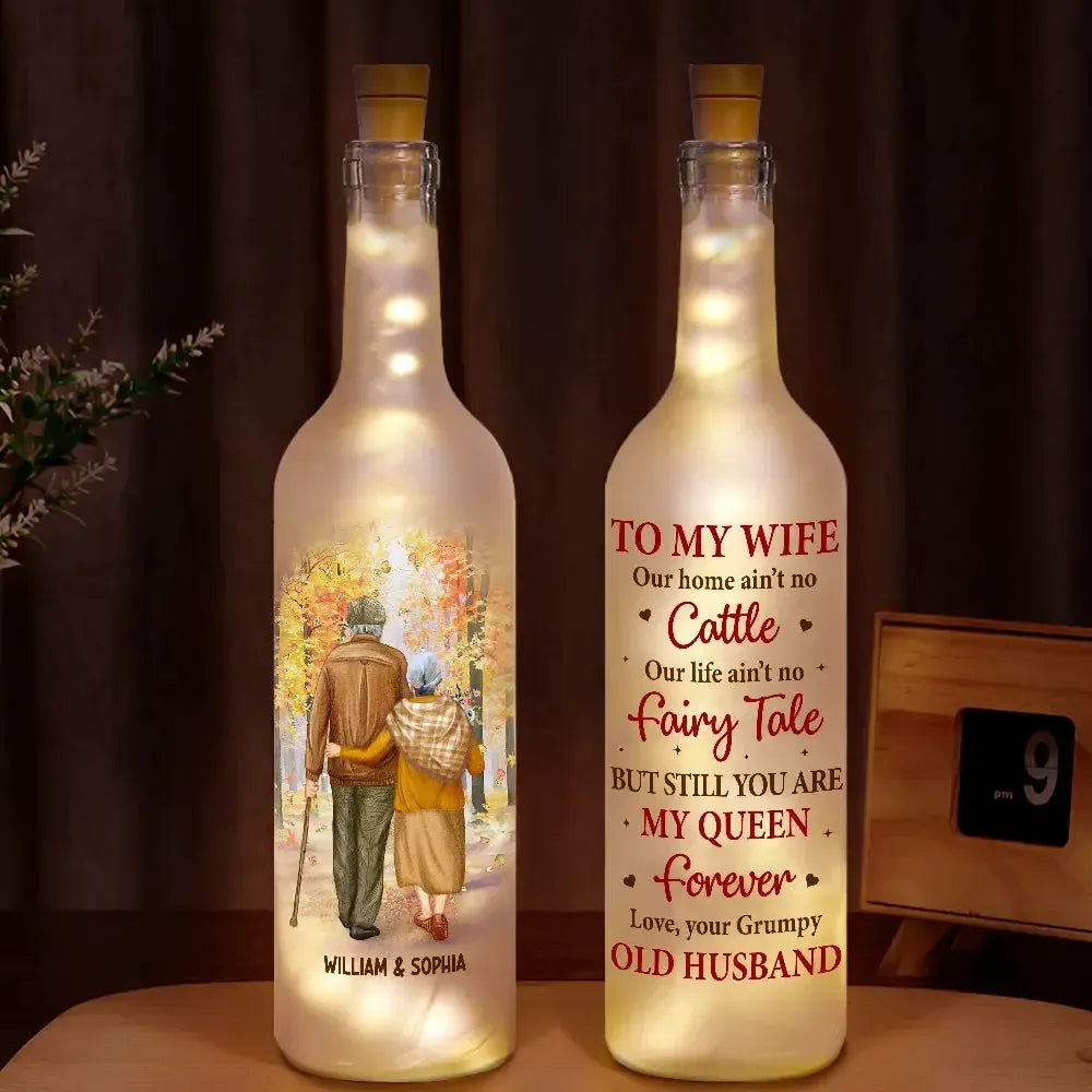Personalized Romantic Home Decor Gift for Wife's Anniversary by Inkedjoy