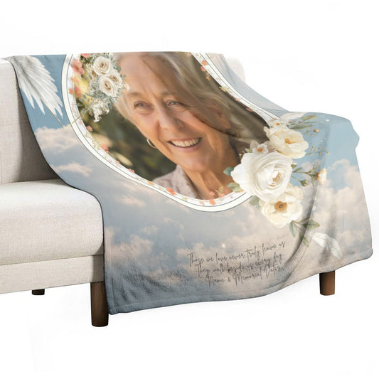 Personalized Memorial Fleece Custom Memory Gift - Cherished Harbor Gifts