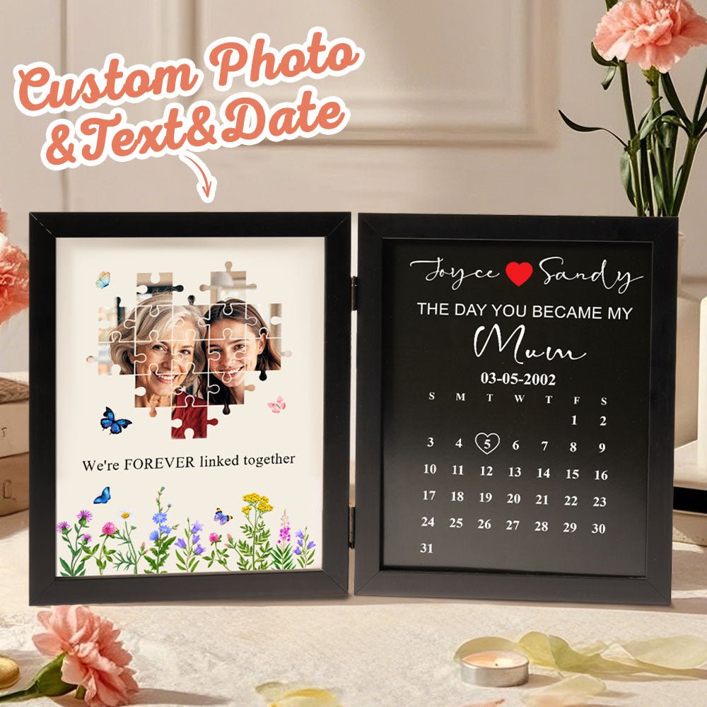 Personalized Mother's Day Puzzle Photo Frame Gift - Cherished Harbor Gifts