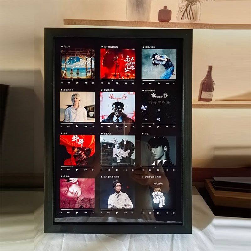 Personalized NFC Music Photo Frame with Bluetooth - Cherished Harbor Gifts