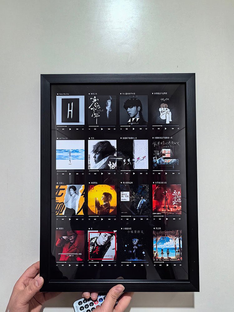 Personalized NFC Music Photo Frame with Bluetooth - Cherished Harbor Gifts