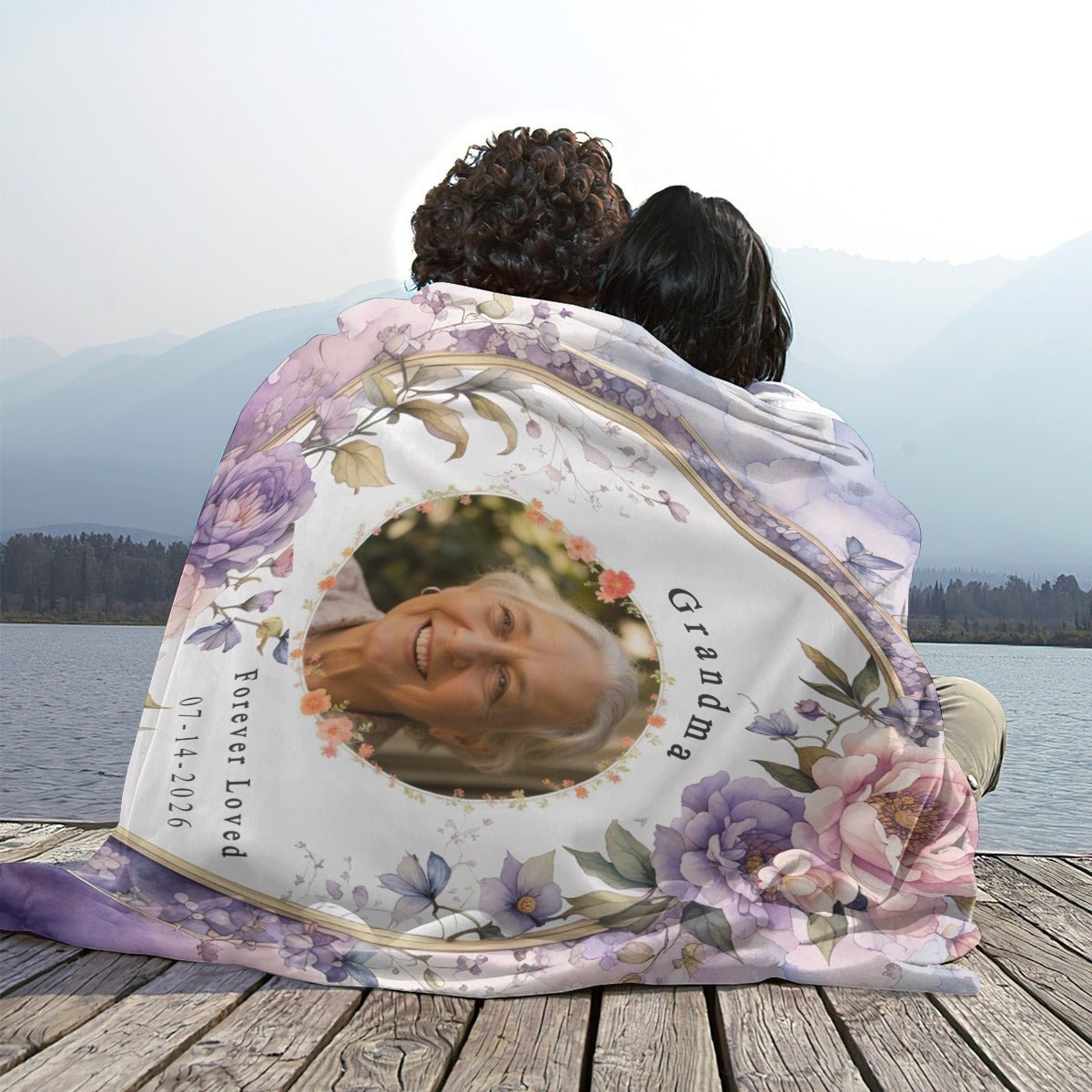 Personalized Photo Memory Blanket | Custom Flannel Gift - Cherished Harbor Gifts