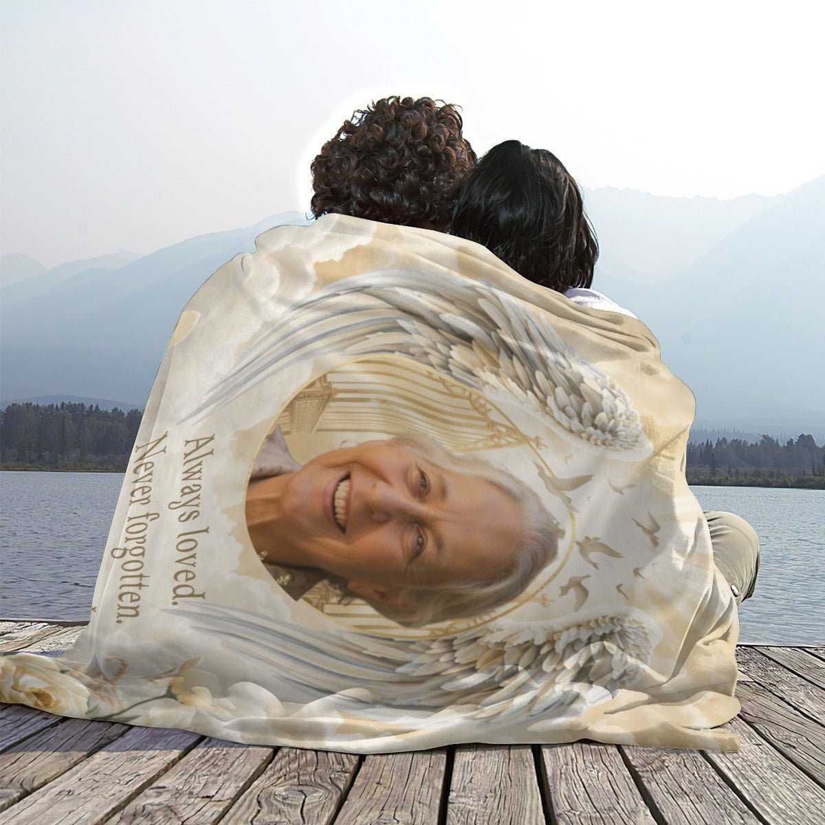Personalized Photo Flannel Blanket Custom Memory Gift - Cherished Harbor Gifts