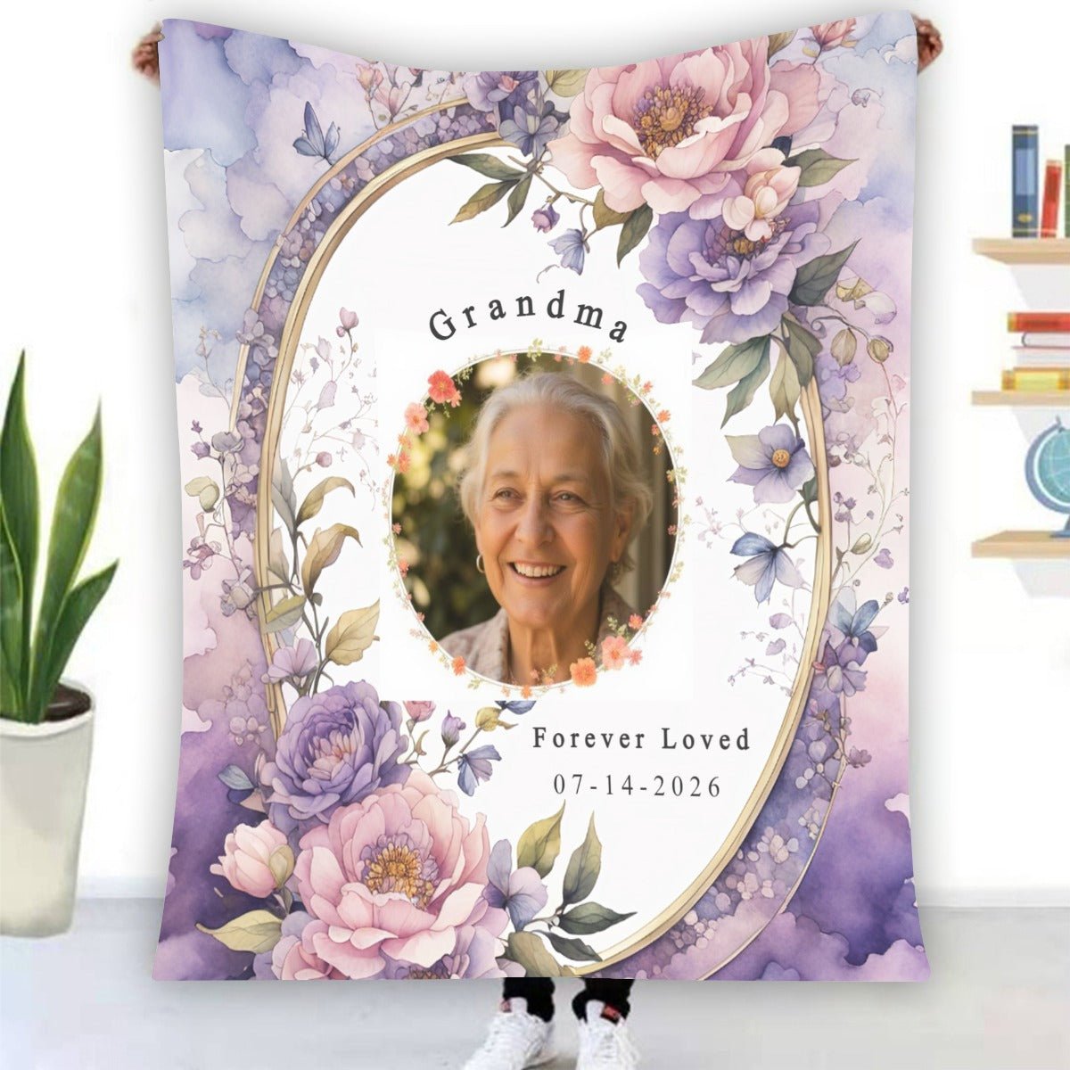 Personalized Photo Memory Blanket | Custom Flannel Gift - Cherished Harbor Gifts