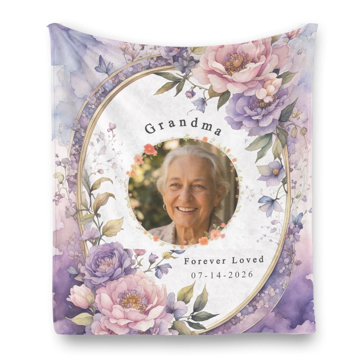 Personalized Photo Memory Blanket | Custom Flannel Gift - Cherished Harbor Gifts