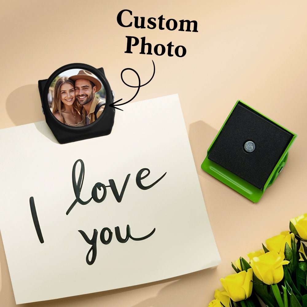 Personalized Photo Magnetic Metal Fridge Clip Magnet - Cherished Harbor Gifts