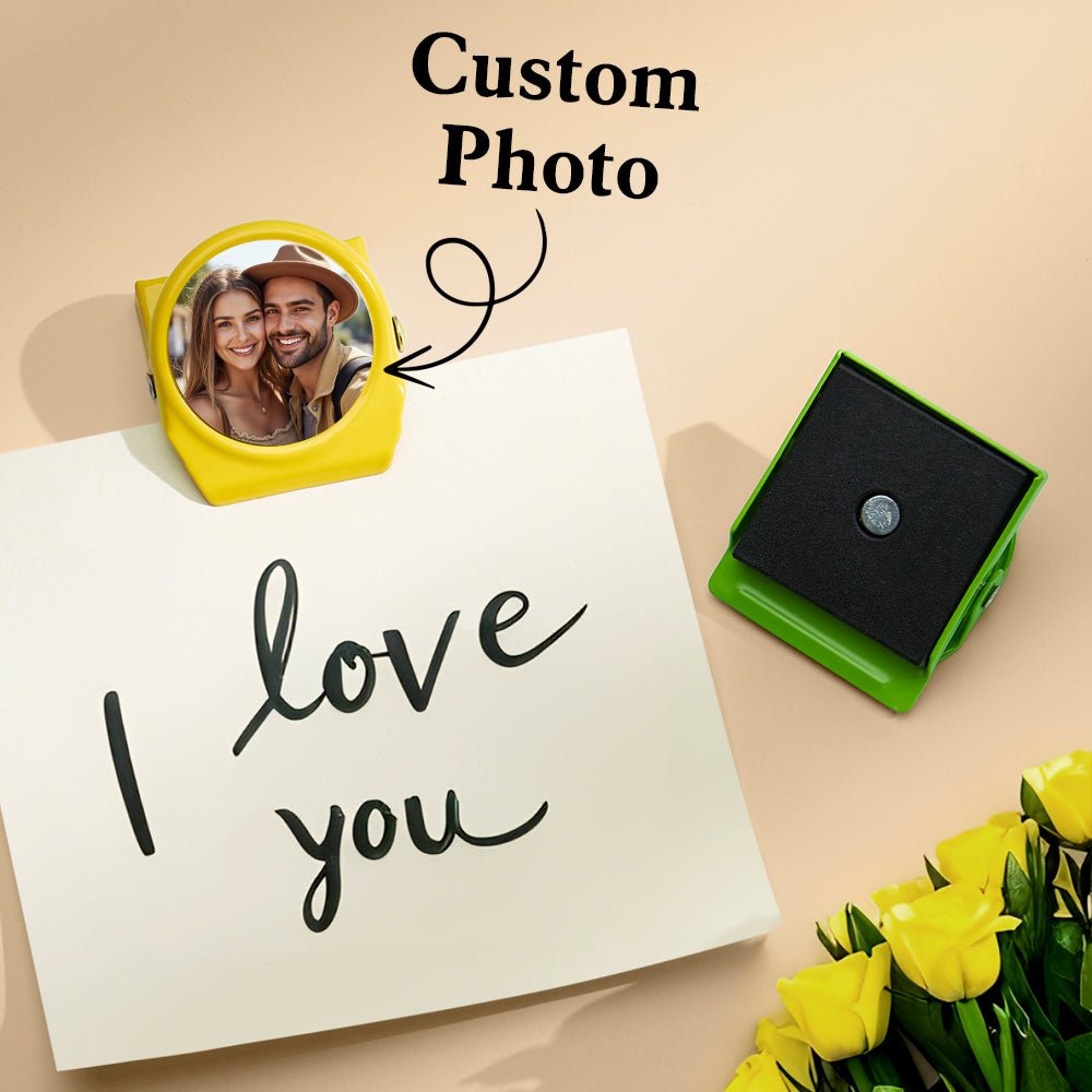 Personalized Photo Magnetic Metal Fridge Clip Magnet - Cherished Harbor Gifts