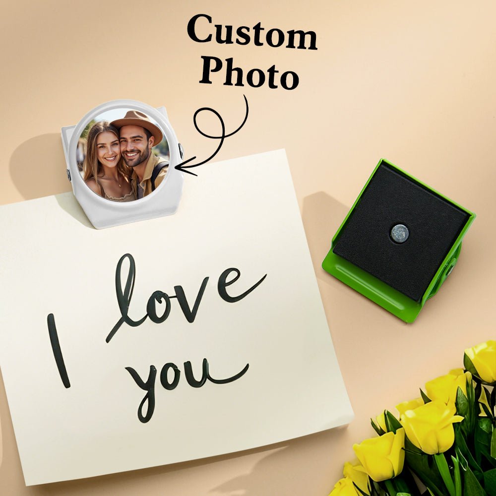 Personalized Photo Magnetic Metal Fridge Clip Magnet - Cherished Harbor Gifts
