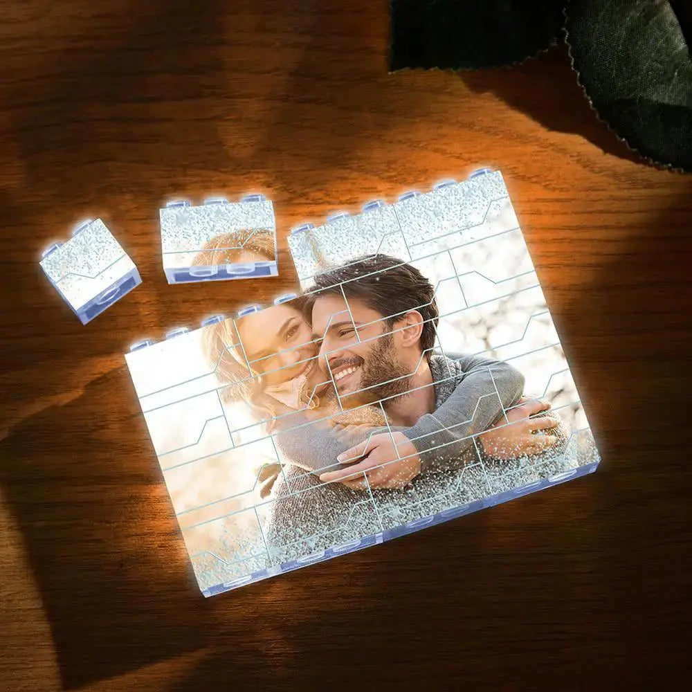 Custom Photo Light Gift - Personalized LED Picture Block by Inkedjoy