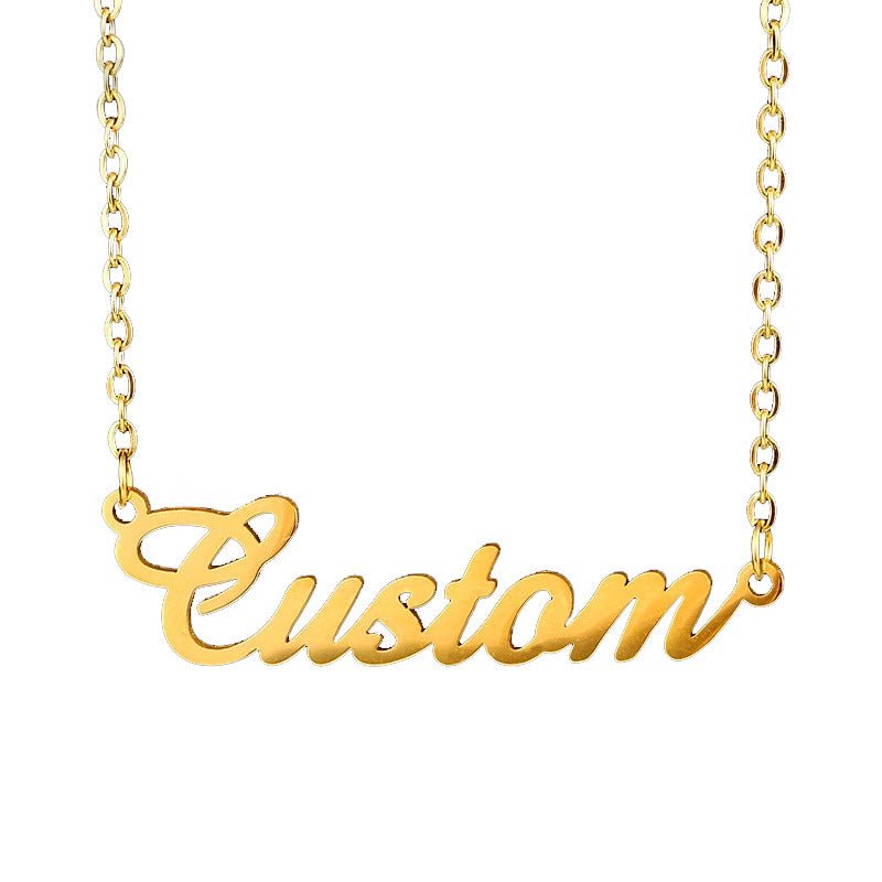 Personalized Stainless Steel Custom Name Necklace - Cherished Harbor Gifts