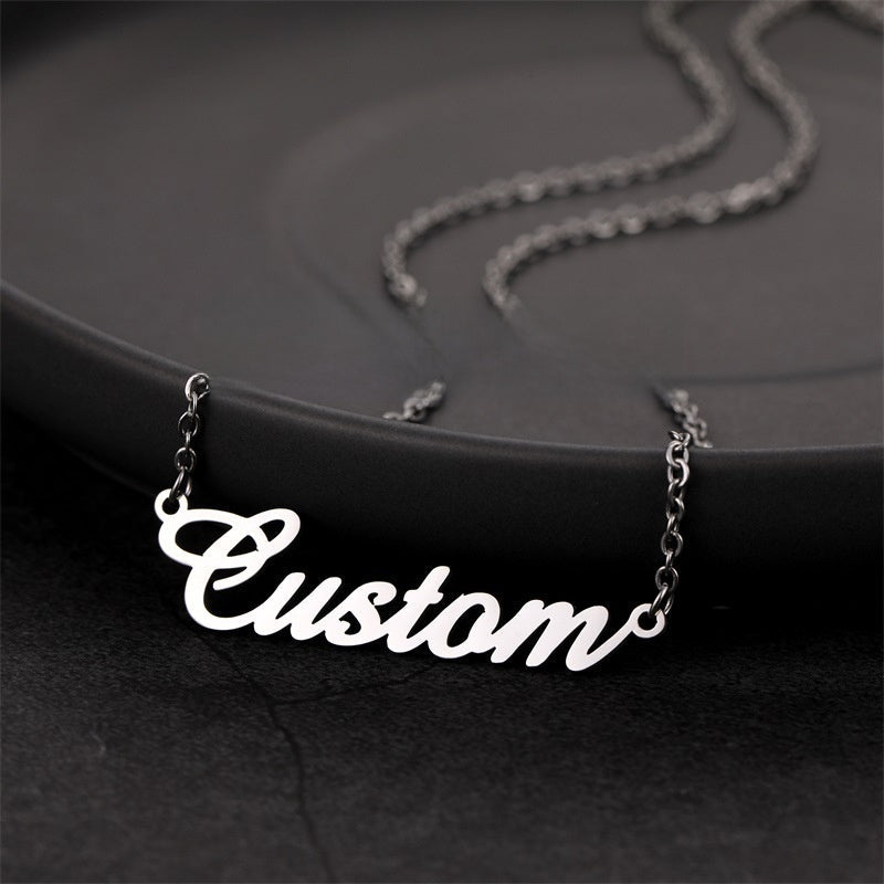 Personalized Stainless Steel Custom Name Necklace - Cherished Harbor Gifts