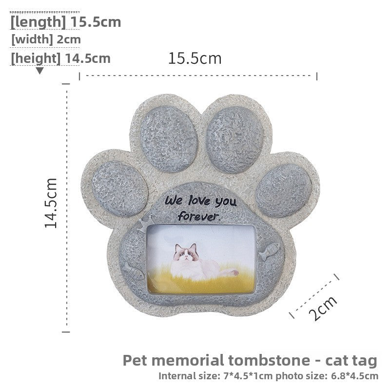 Pet Memorial Garden Stone Angel Dog Cat Tribute - Cherished Harbor Gifts
