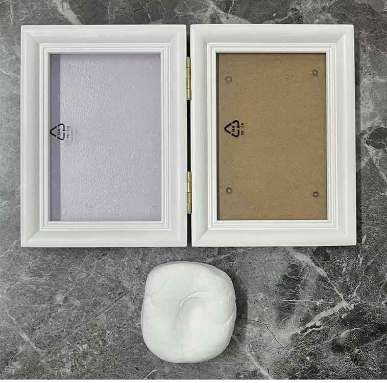 Pet Paw Print & Baby Handprint Keepsake Frame - Cherished Harbor Gifts