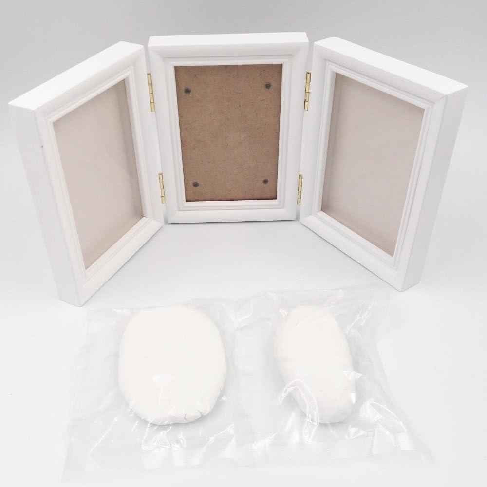 Pet Paw Print & Baby Handprint Keepsake Frame - Cherished Harbor Gifts