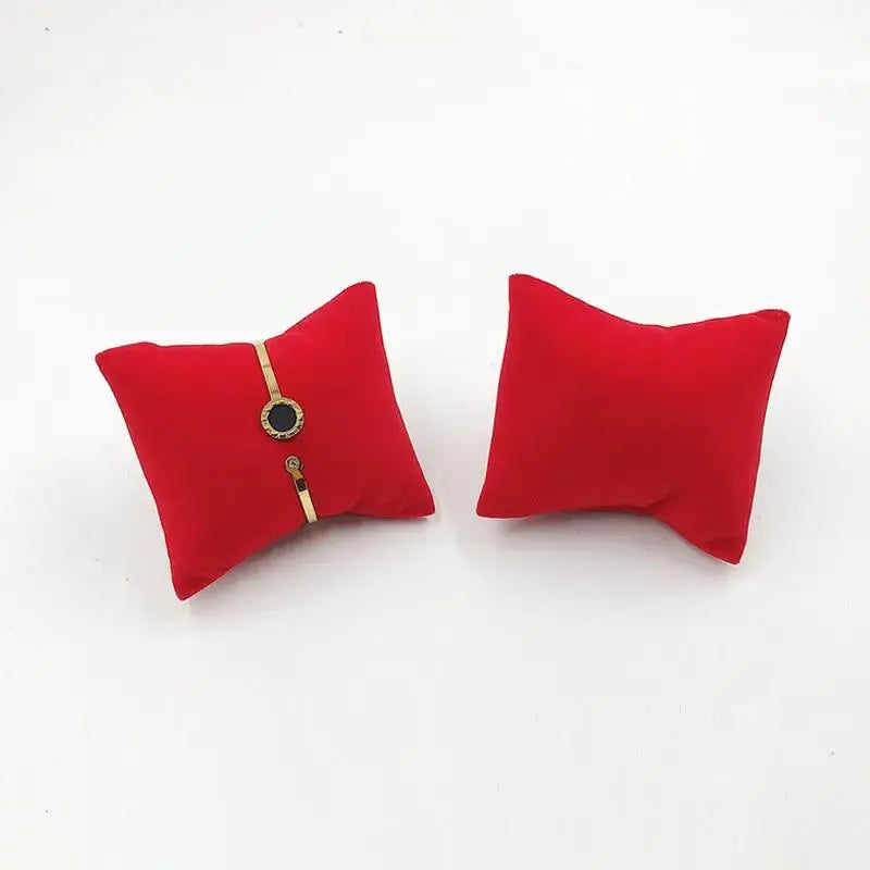 Velvet Jewelry Display Pillow | Soft Bracelet Holder & Showcase Cushion by Cherished Harbor Gifts by TED