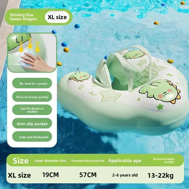 Baby Swim Float Canopy for Safe Water Play and Fun by TED