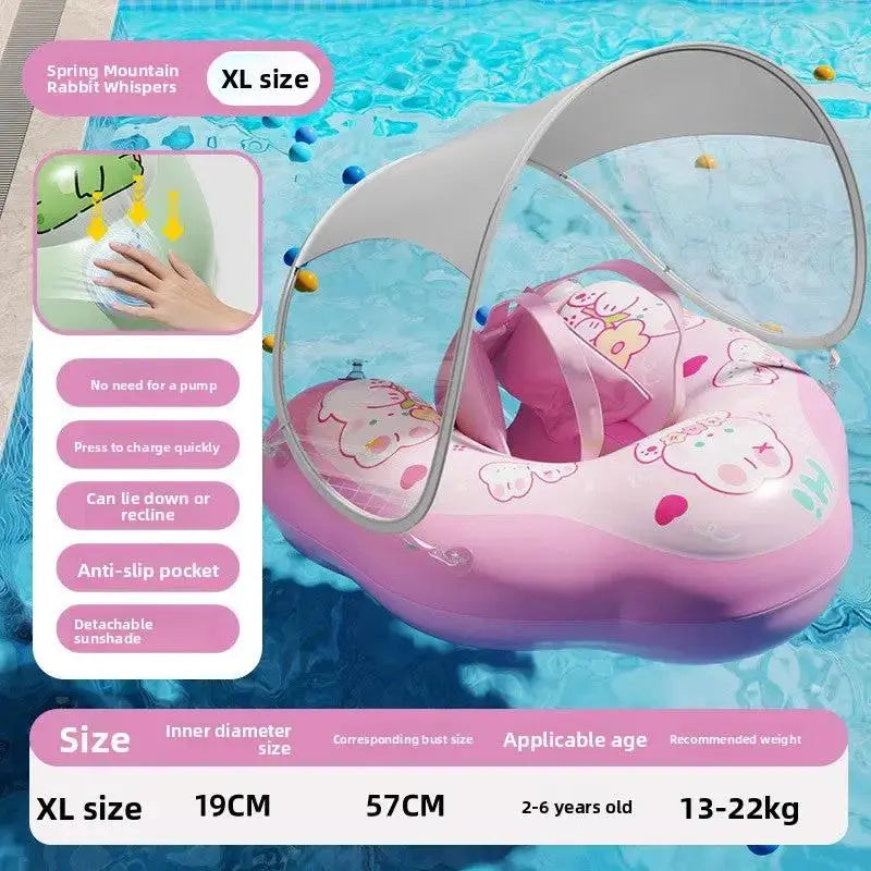 Baby Swim Float Canopy for Safe Water Play and Fun by TED