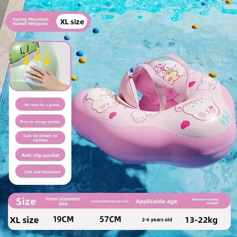 Baby Swim Float Canopy for Safe Water Play and Fun by TED