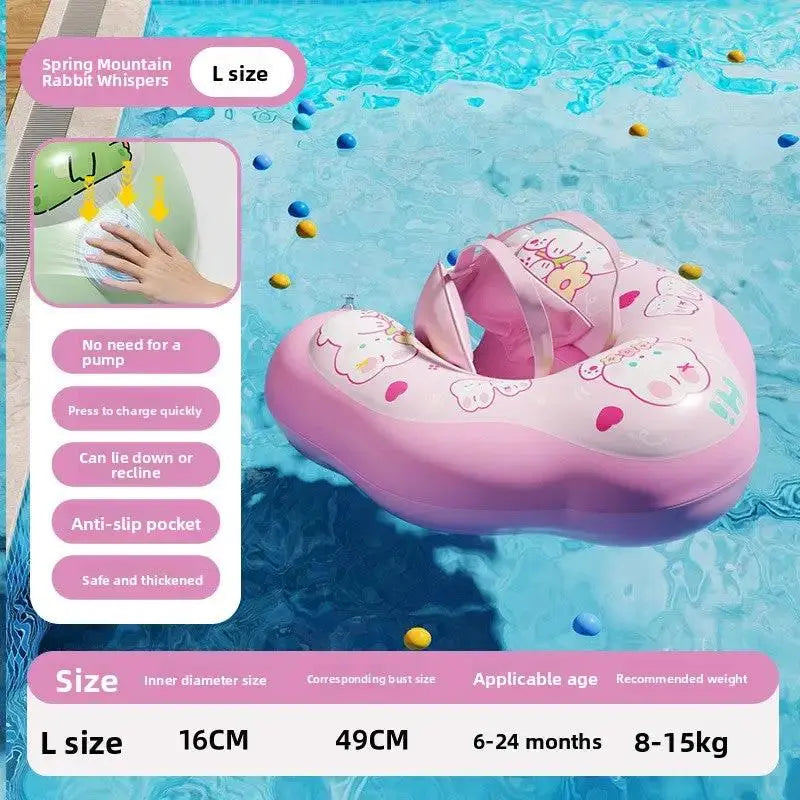 Baby Swim Float Canopy for Safe Water Play and Fun by TED