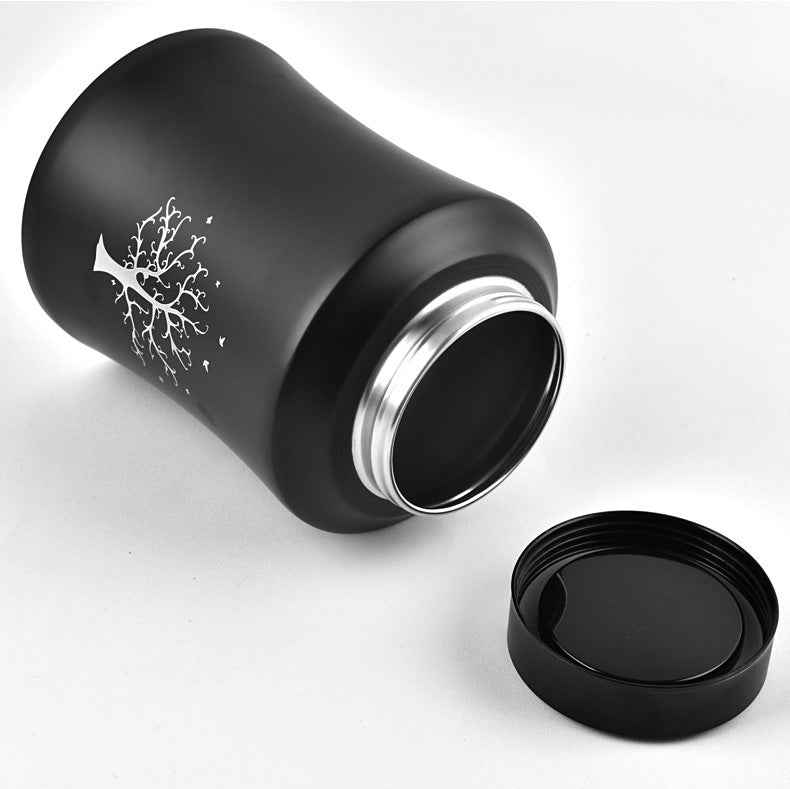 Stainless Steel Pet Memorial Urn for Ashes – Secure Cremation Keepsake for Dogs and Cats - Cherished Harbor Gifts