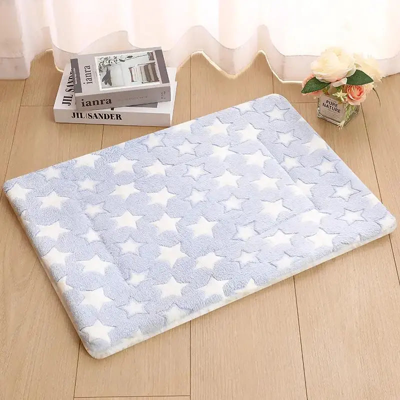 Soft Flannel Pet Blanket for Dogs and Cats - Waterproof Mat by TED