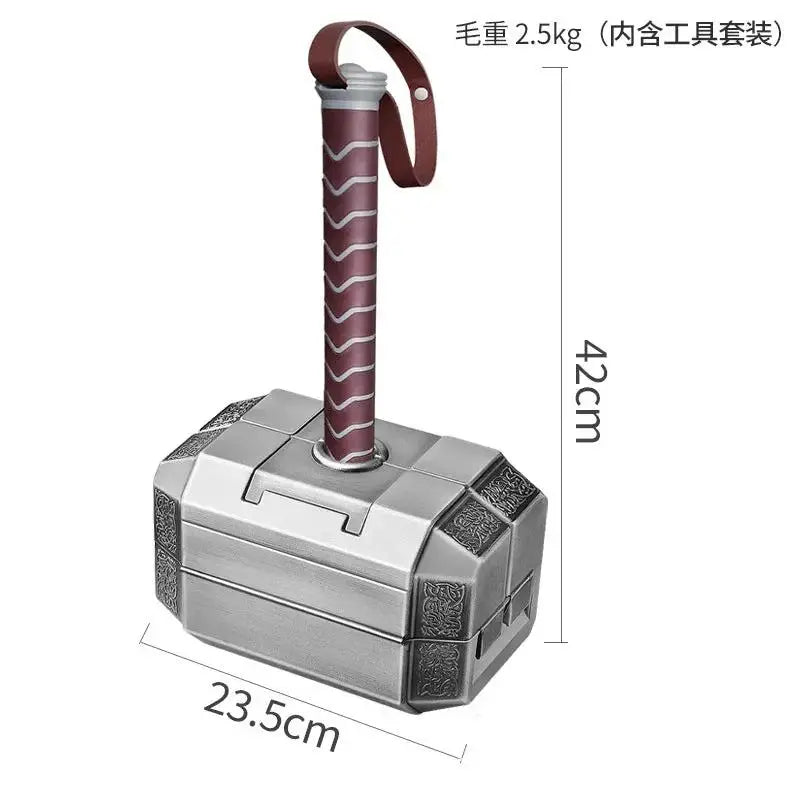 Thor Hammer Tool Kit - Unique Household Tool Set Gift by MAX