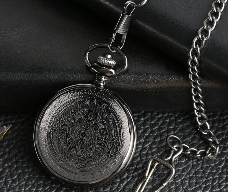 To My Son Engraved Vintage Pocket Watch Gift - Cherished Harbor Gifts