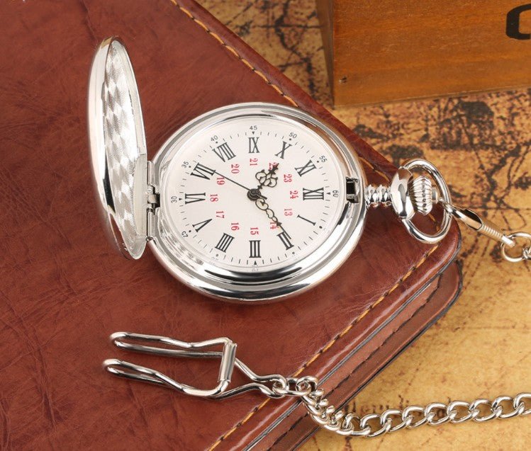 To My Son Engraved Vintage Pocket Watch Gift - Cherished Harbor Gifts