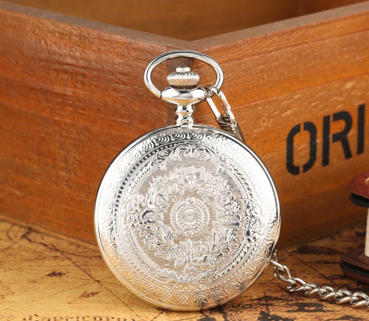 To My Son Engraved Vintage Pocket Watch Gift - Cherished Harbor Gifts