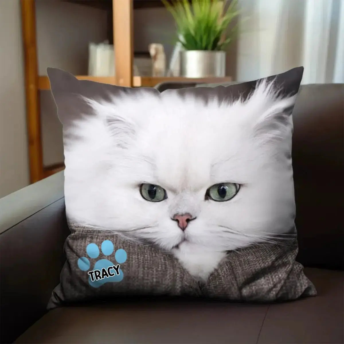 Personalized Pet Pillow Cover for Cat and Dog Lovers by Inkedjoy