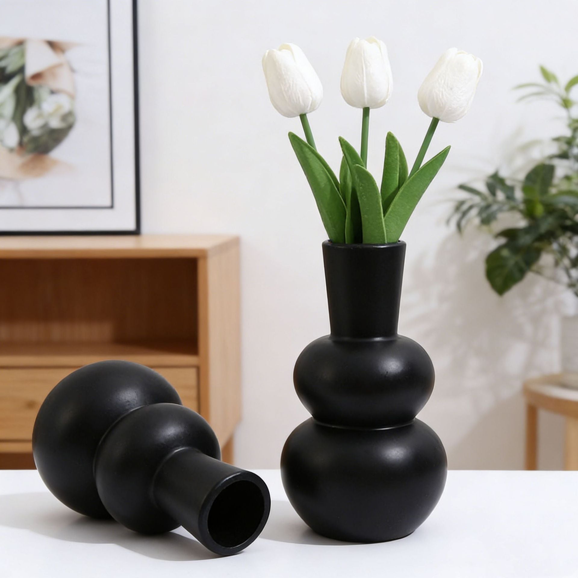 Wabi Sabi Minimalist Decorative Modern Vase - Cherished Harbor Gifts
