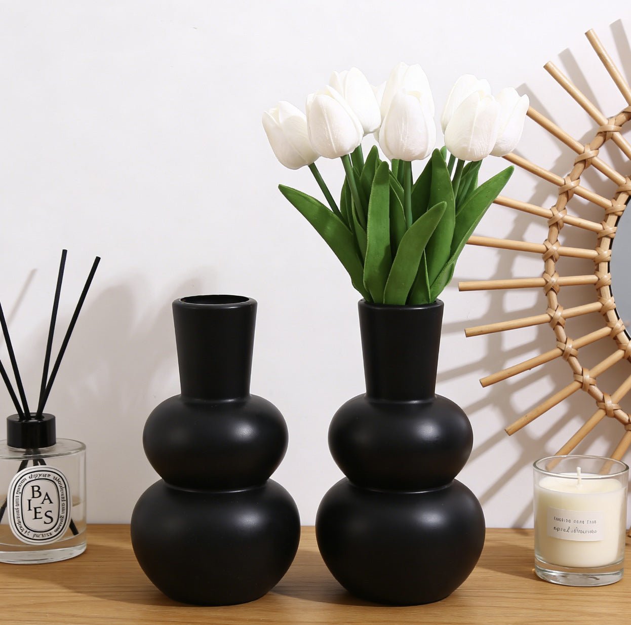 Wabi Sabi Minimalist Decorative Modern Vase - Cherished Harbor Gifts