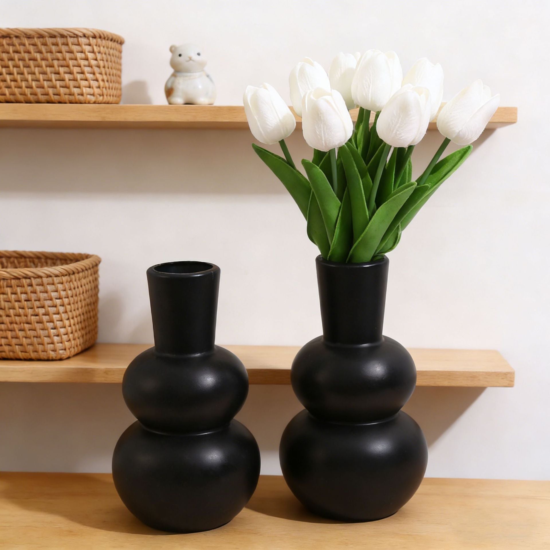 Wabi Sabi Minimalist Decorative Modern Vase - Cherished Harbor Gifts
