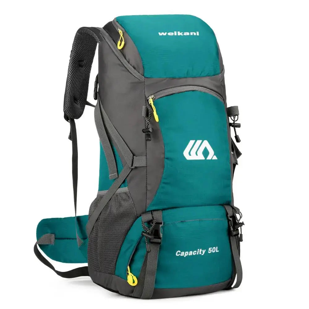 50L Hiking Backpack | Expandable Outdoor Travel & Trekking Pack with Reflective Detail & SOS Whistle by TED by TED