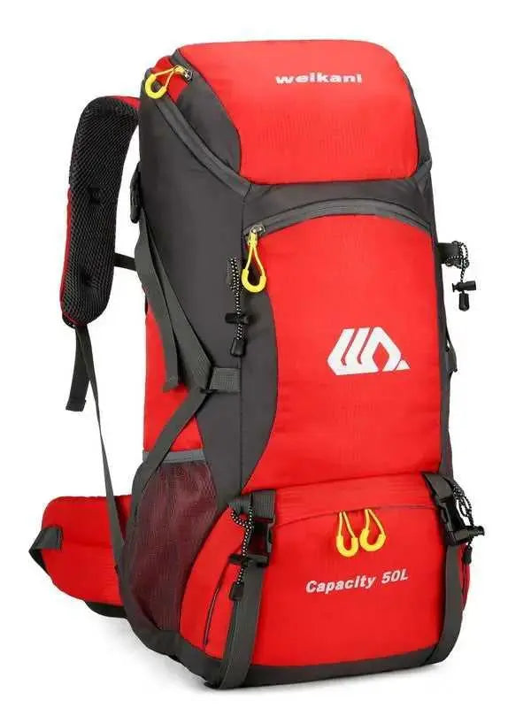 50L Hiking Backpack | Expandable Outdoor Travel & Trekking Pack with Reflective Detail & SOS Whistle by TED by TED