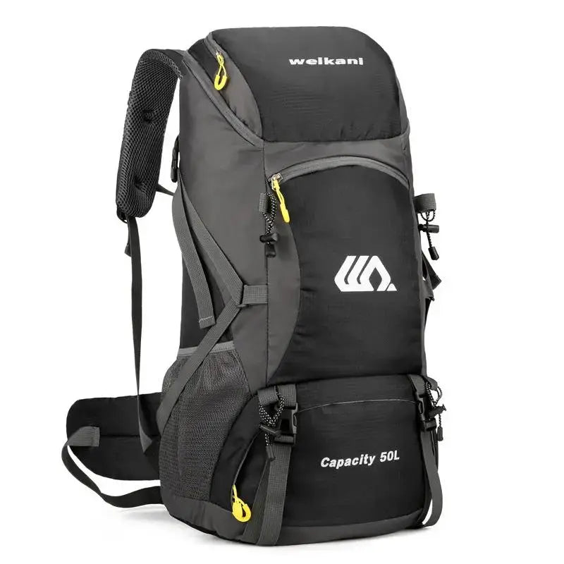 50L Hiking Backpack | Expandable Outdoor Travel & Trekking Pack with Reflective Detail & SOS Whistle by TED by TED