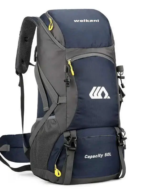 50L Hiking Backpack | Expandable Outdoor Travel & Trekking Pack with Reflective Detail & SOS Whistle by TED by TED