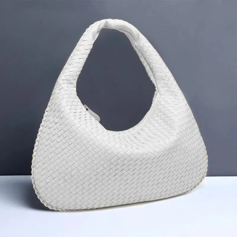 Women's Woven Crescent Handbag | Braided Shoulder & Underarm Bag by TED