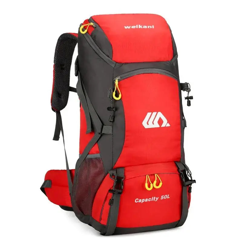50L Hiking Backpack | Expandable Outdoor Travel & Trekking Pack with Reflective Detail & SOS Whistle by TED by TED